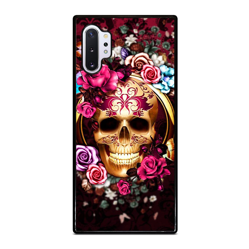 SUGAR SKULL FLORAL Samsung Galaxy Note 10 Plus Case Cover