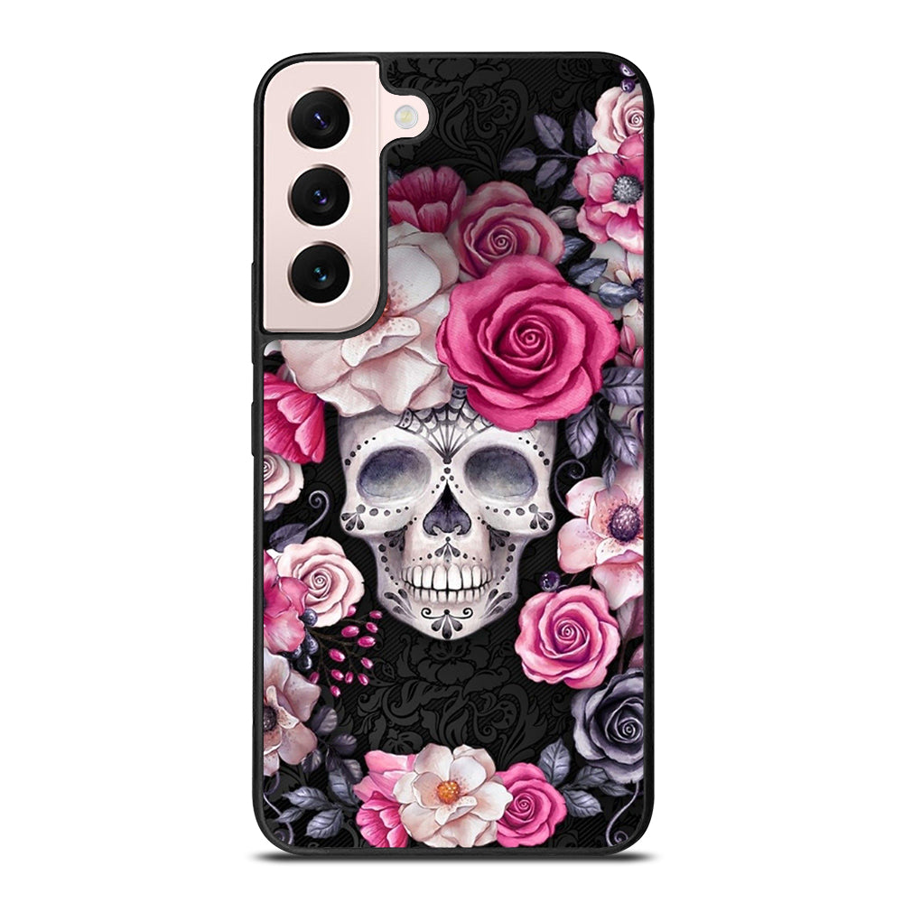 SUGAR SKULL ROSE Samsung Galaxy S22 Plus Case Cover