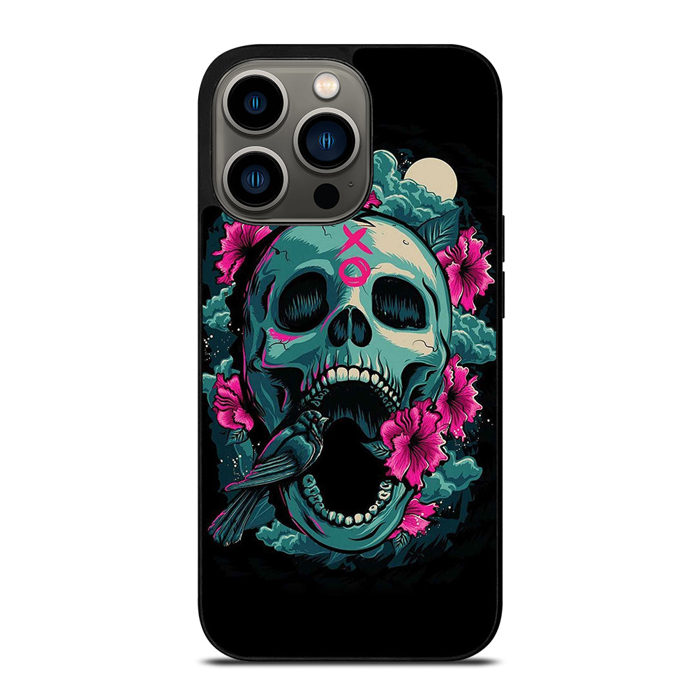 SUGAR SKULL FLOWER iPhone 13 Pro Case Cover