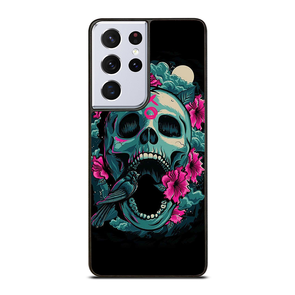 SUGAR SKULL FLOWER Samsung Galaxy S21 Ultra Case Cover