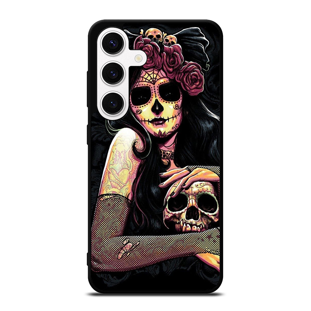 SUGAR SKULL GIRL Samsung Galaxy S24 Case Cover