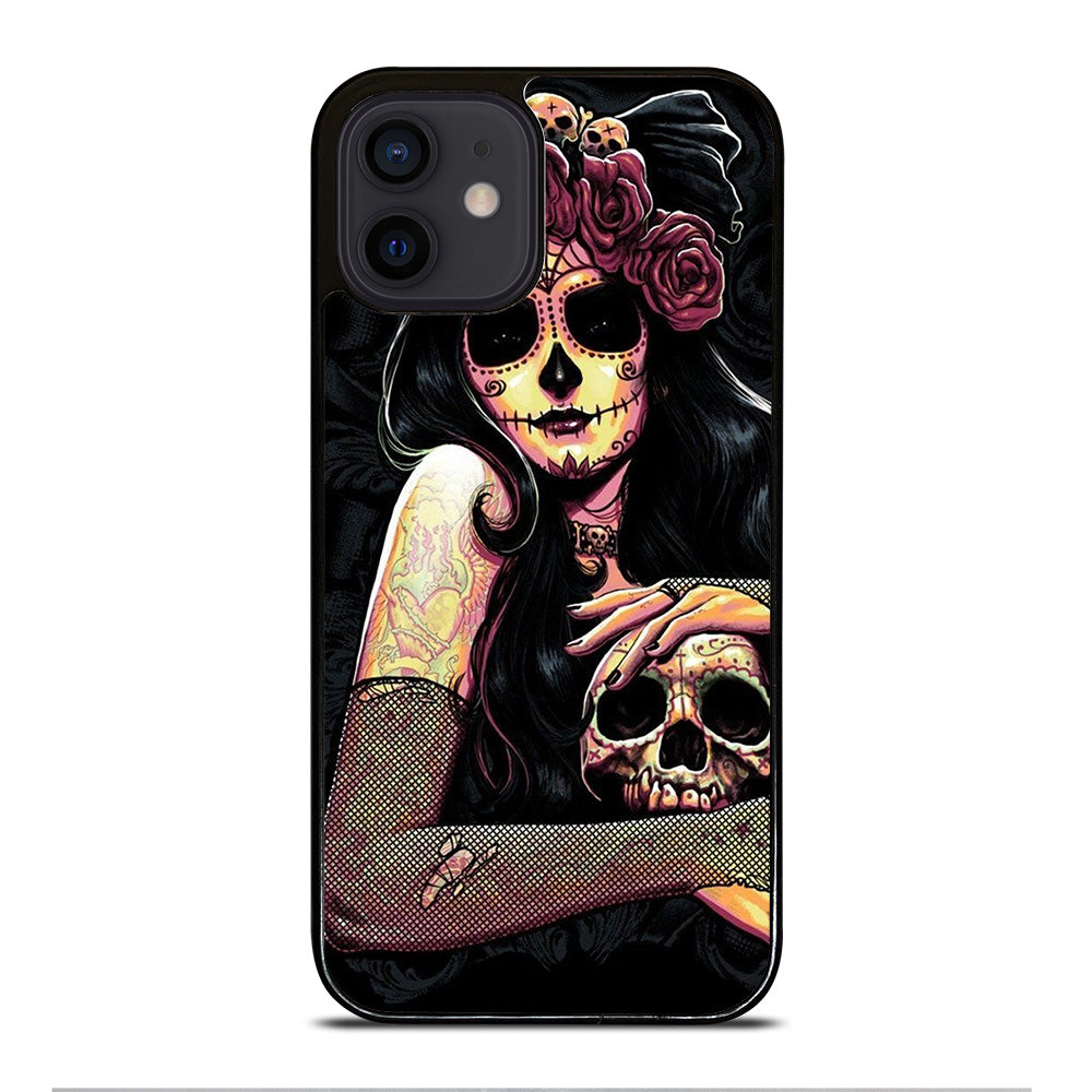 SUGAR SKULL GIRL iPhone 12 Mini Case Cover