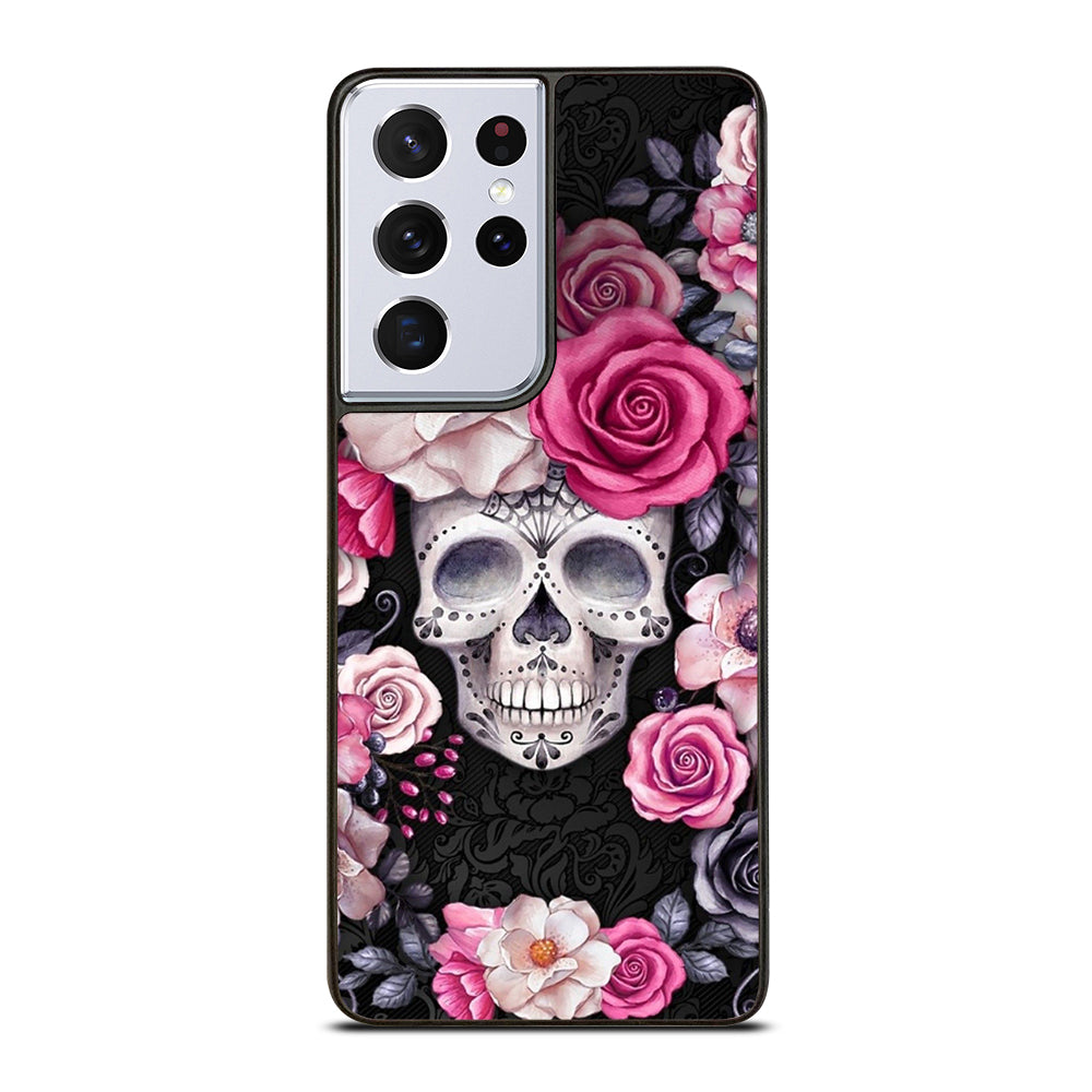 SUGAR SKULL ROSE Samsung Galaxy S21 Ultra Case Cover