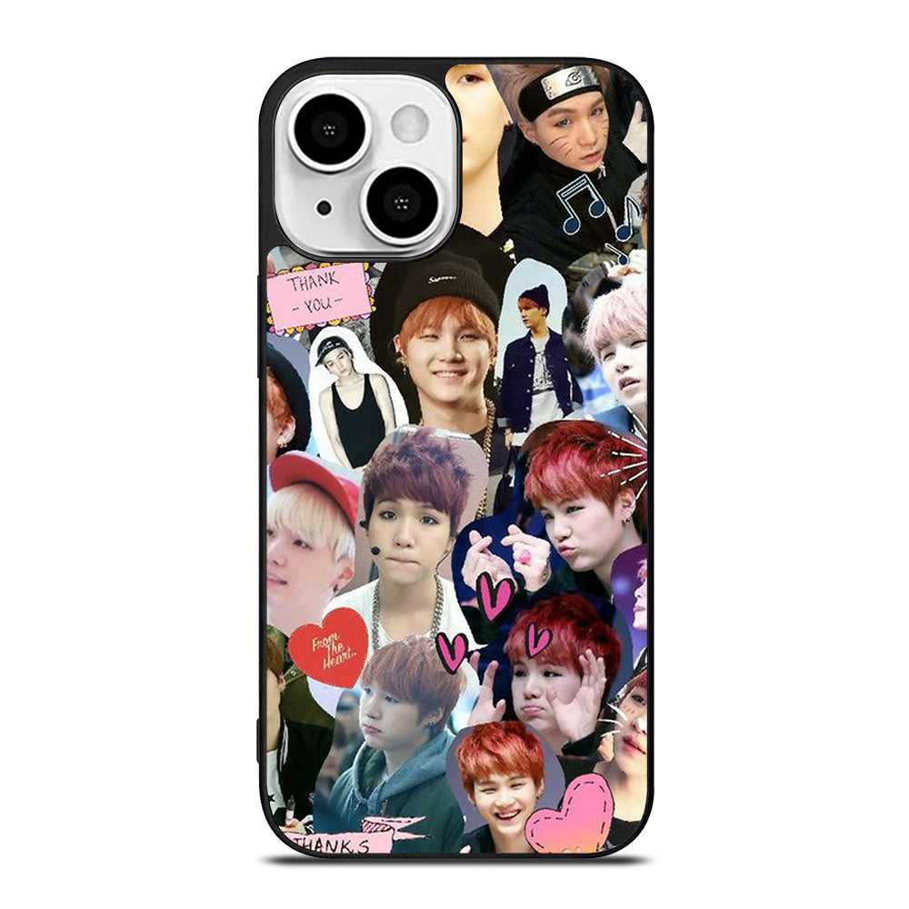 SUGA BTS COLLAGE iPhone 13 Mini Case Cover