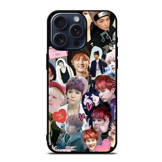 SUGA BTS COLLAGE iPhone 15 Pro Max Case Cover