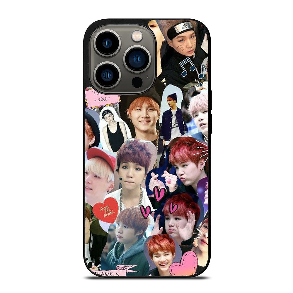 SUGA BTS COLLAGE iPhone 13 Pro Case Cover