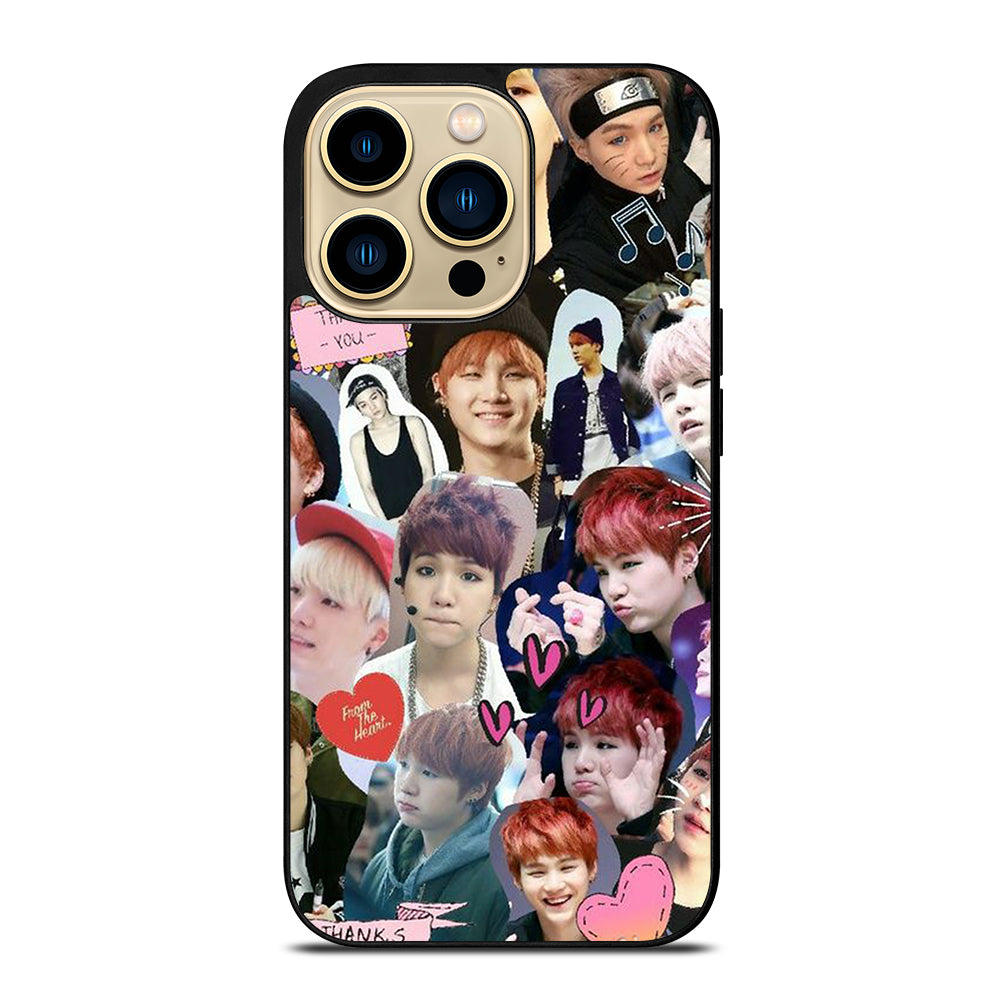 SUGA BTS COLLAGE iPhone 14 Pro Max Case Cover
