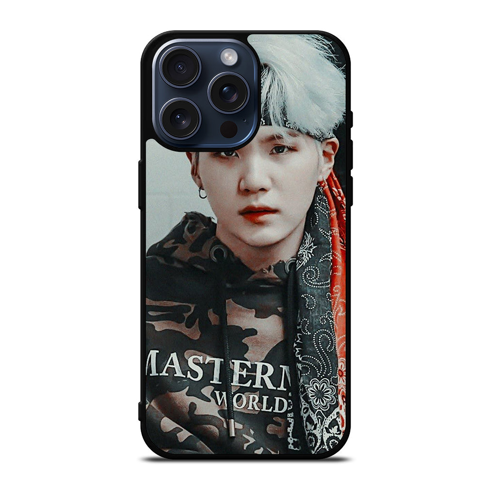 SUGA BTS FACE iPhone 15 Pro Max Case Cover