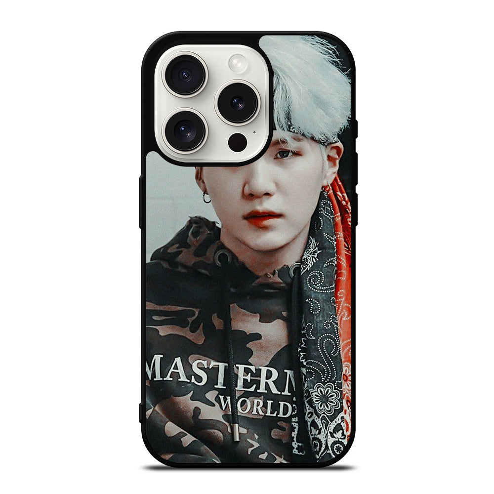 SUGA BTS FACE iPhone 15 Pro Case Cover