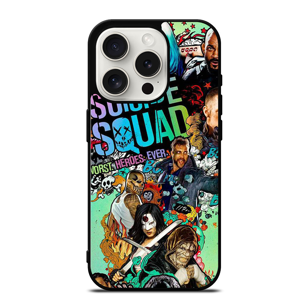 SUICIDE SQUAD DC iPhone 15 Pro Case Cover