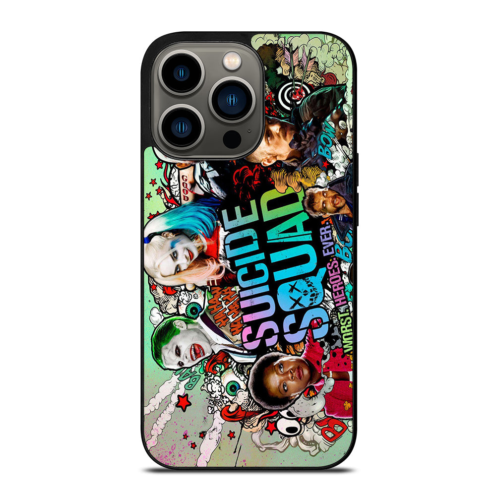 SUICIDE SQUAD POSTER iPhone 13 Pro Case Cover