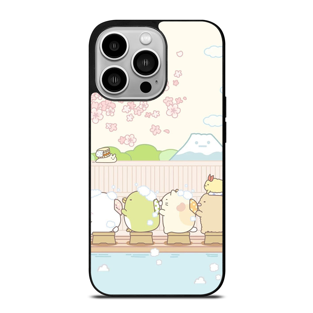 Coque Silicone Sumikkogurashi 3D Pour IPhone - Modèles 13/14/15/16 Pro Et Pro Max