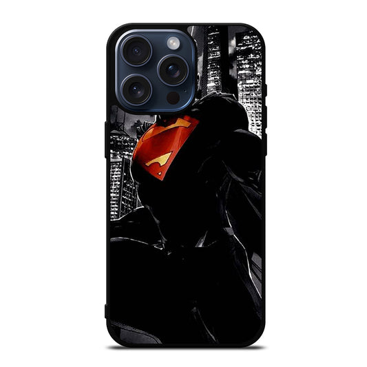 SUPERMAN DARK DC iPhone 15 Pro Max Case Cover