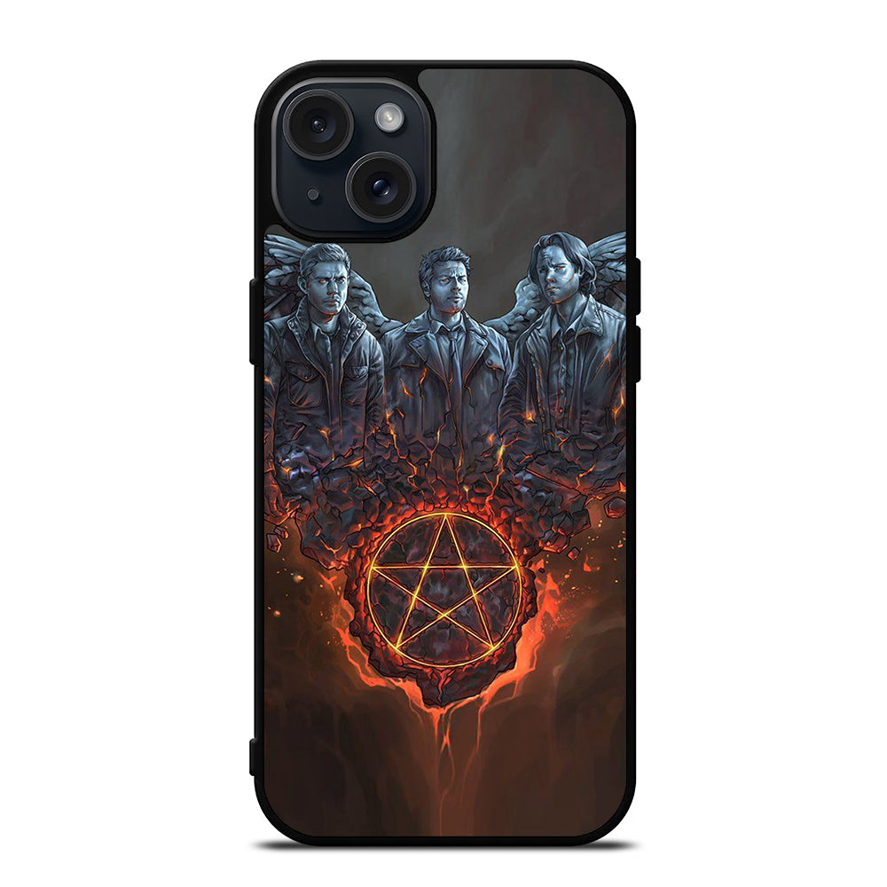SUPERNATURAL SYMBOL iPhone 15 Plus Case Cover – casecentro SUPERNATURAL SYMBOL iPhone 15 Plus Case Cover – casecentro