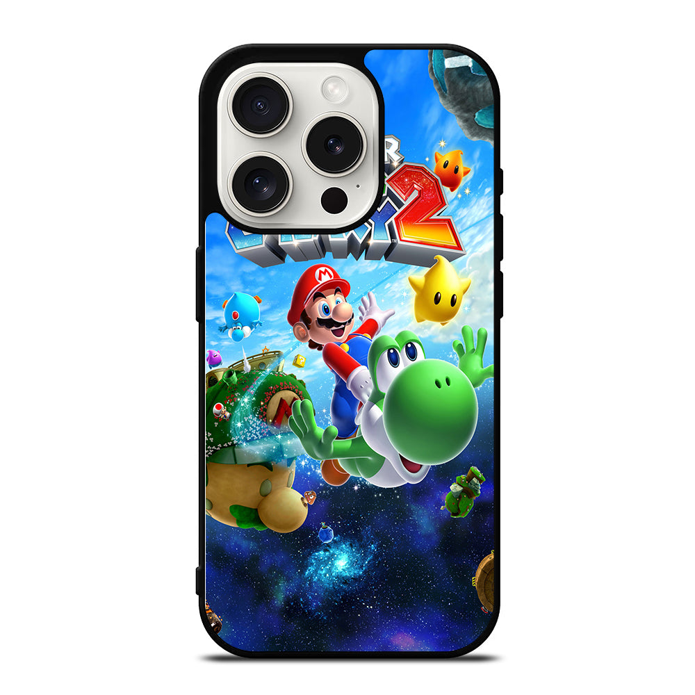 SUPER MARIO GALAXY 2 GAME iPhone 15 Pro Case Cover casecentro SUPER MARIO GALAXY 2 GAME iPhone 15 Pro Case Cover casecentro