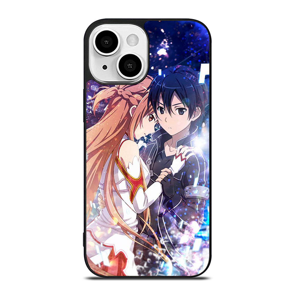 SWORD ART ONLINE ANIME KIRITO AND ASUNA 2 iPhone 13 Mini Case Cover
