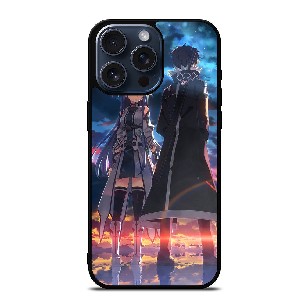 SWORD ART ONLINE ANIME KIRITO AND ASUNA iPhone 15 Pro Max Case Cover