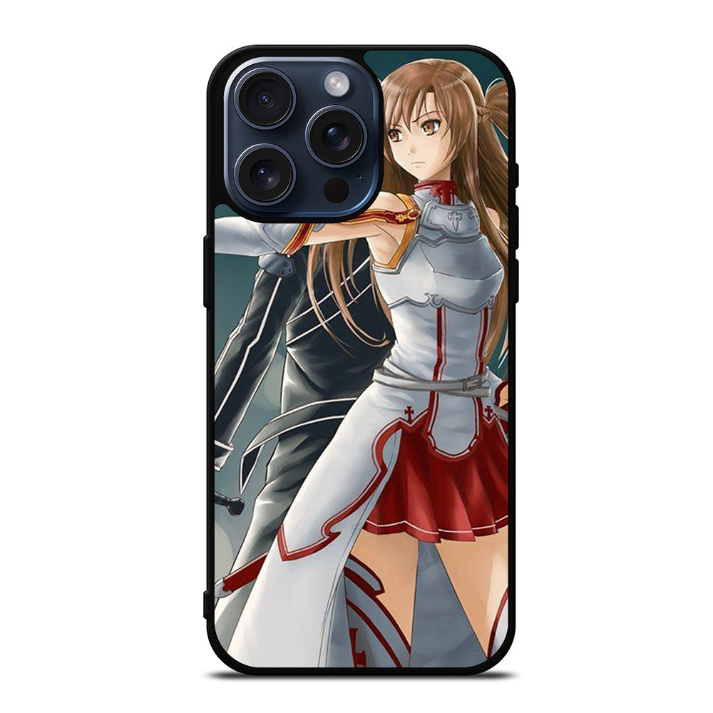 SWORD ART ONLINE KIRITO AND ASUNA ANIME 2 iPhone 15 Pro Max Case Cover