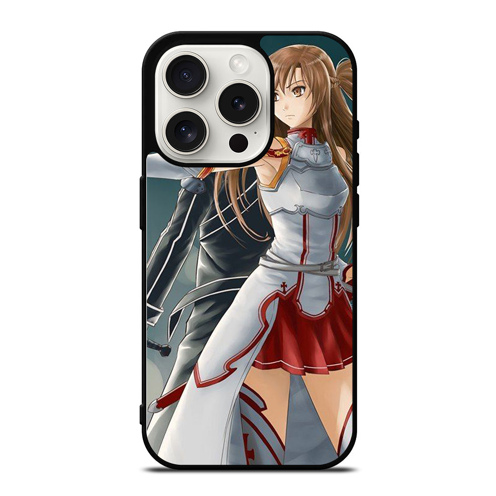 SWORD ART ONLINE KIRITO AND ASUNA ANIME 2 iPhone 15 Pro Case Cover