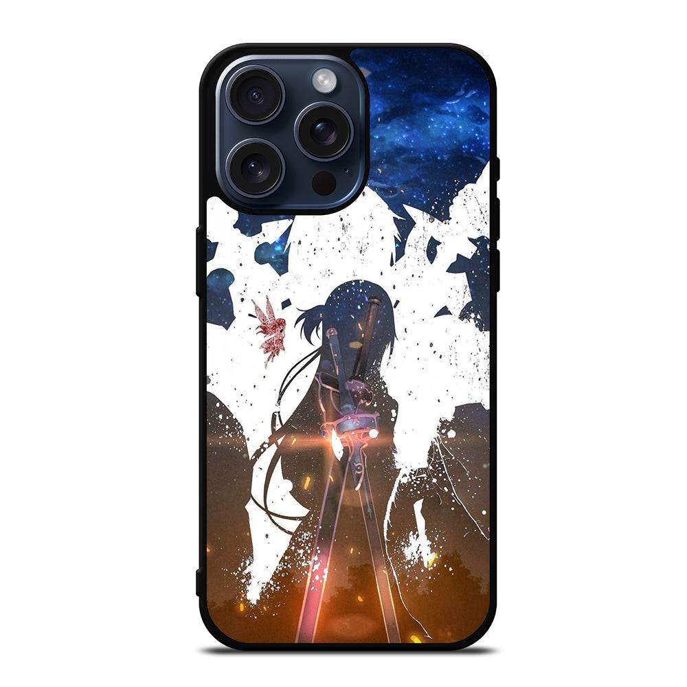 SWORD ART ONLINE KIRITO AND ASUNA ART iPhone 15 Pro Max Case Cover