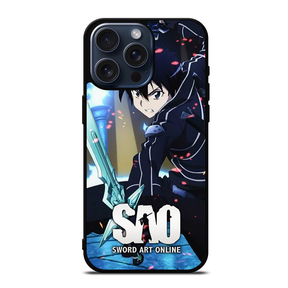 SWORD ART ONLINE KIRITO ANIME 2 iPhone 15 Pro Max Case Cover