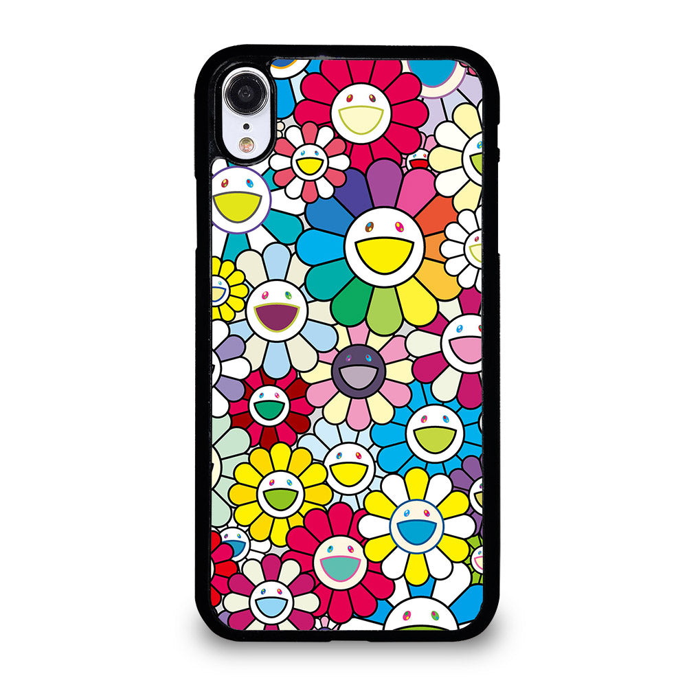 TAKASHI MURAKAMI FLOWERS COLORFUL iPhone XR Case Cover