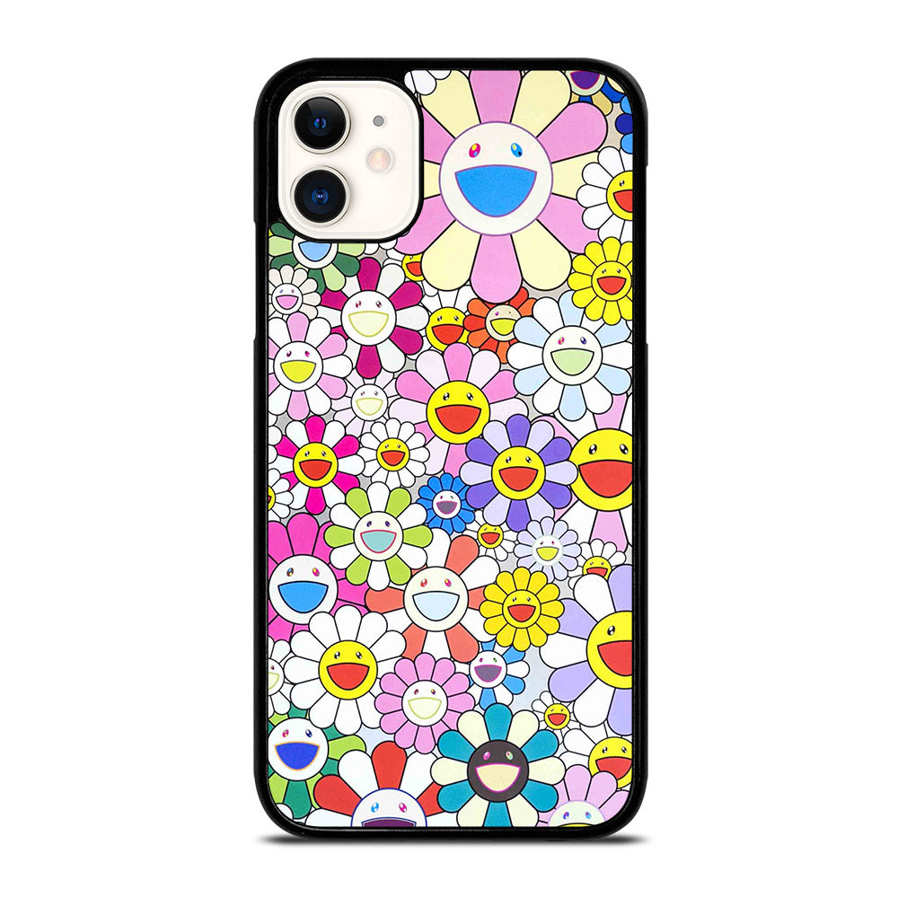 TAKASHI MURAKAMI FLOWERS PATTERN iPhone 11 Case Cover