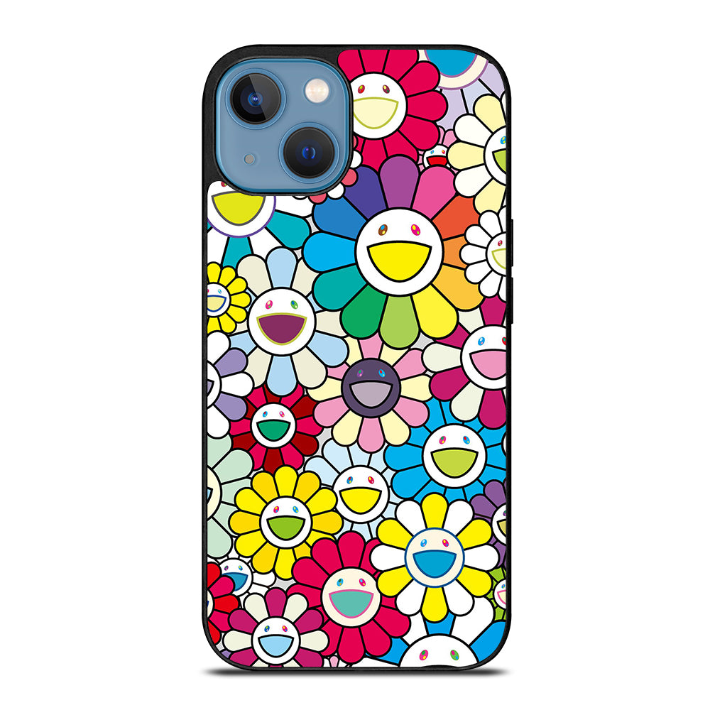 TAKASHI MURAKAMI FLOWERS COLORFUL iPhone 13 Case Cover