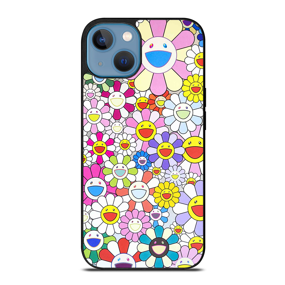 TAKASHI MURAKAMI FLOWERS PATTERN iPhone 13 Case Cover