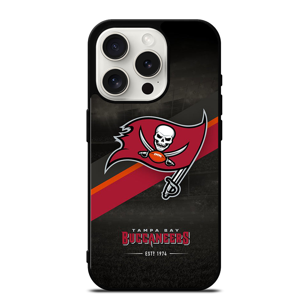 TAMPA BAY BUCCANEERS NFL LOGO iPhone 15 Pro Case Cover
