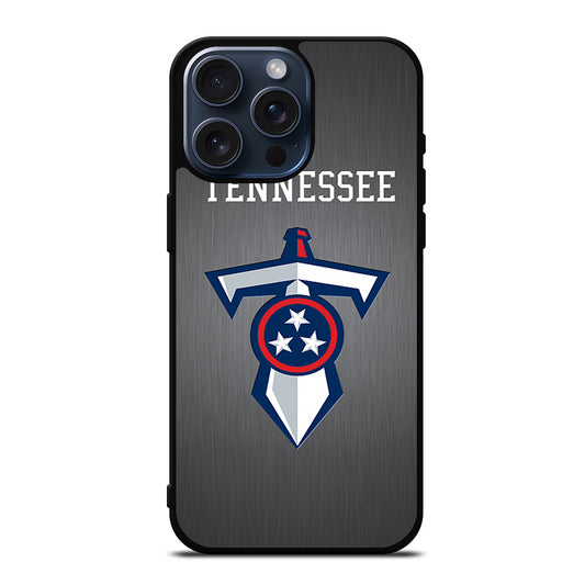 TENNESSEE TITANS METAL LOGO iPhone 15 Pro Max Case Cover