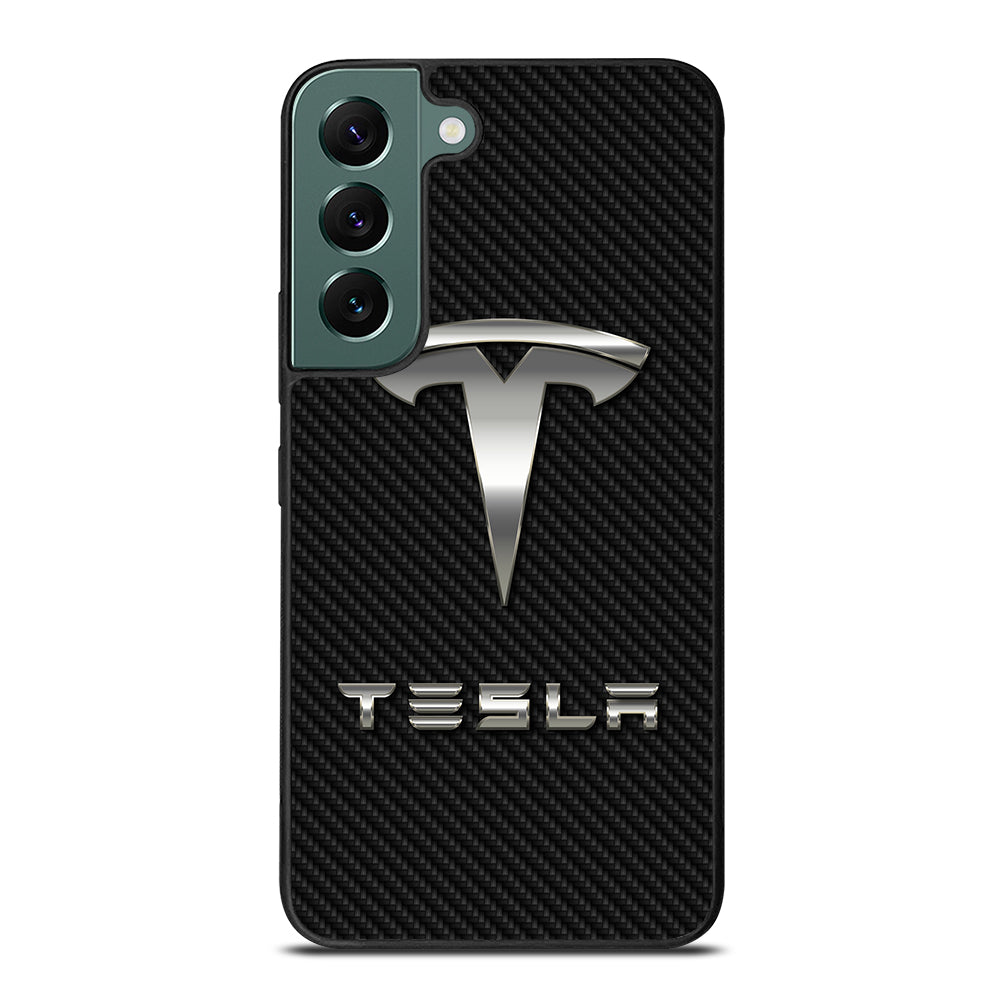 TESLA CARBON LOGO Samsung Galaxy S22 Case Cover