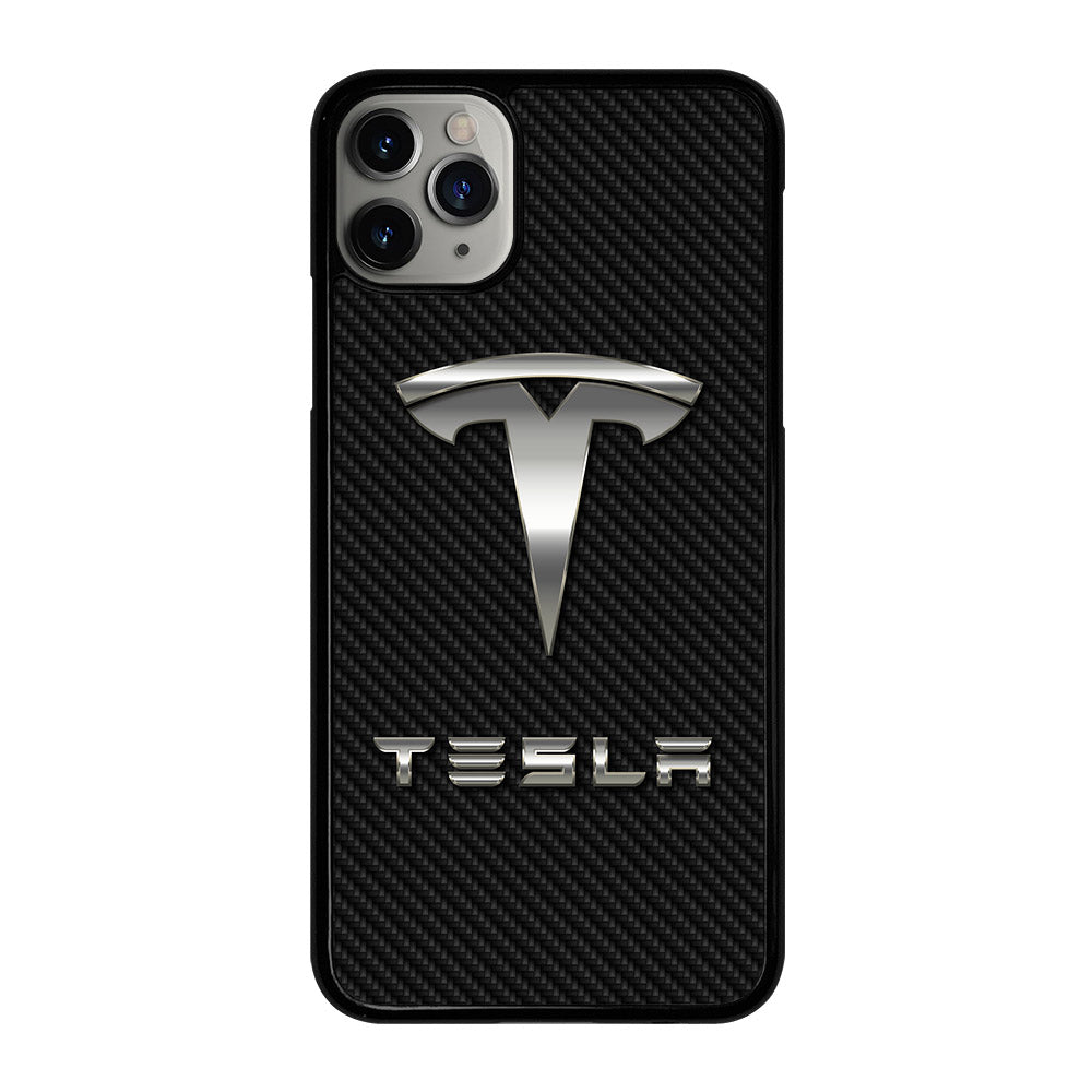 TESLA CARBON LOGO iPhone 11 Pro Max Case Cover