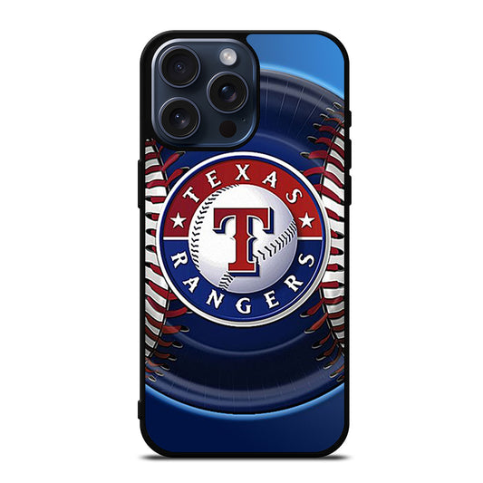 TEXAS RANGERS LOGO BASEBALL 2 iPhone 15 Pro Max Case Cover