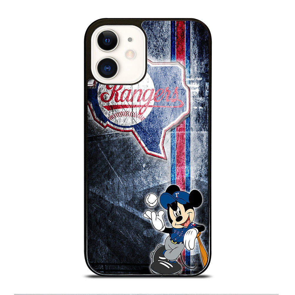 TEXAS RANGERS MICKEY MOUSE iPhone 12 Case Cover