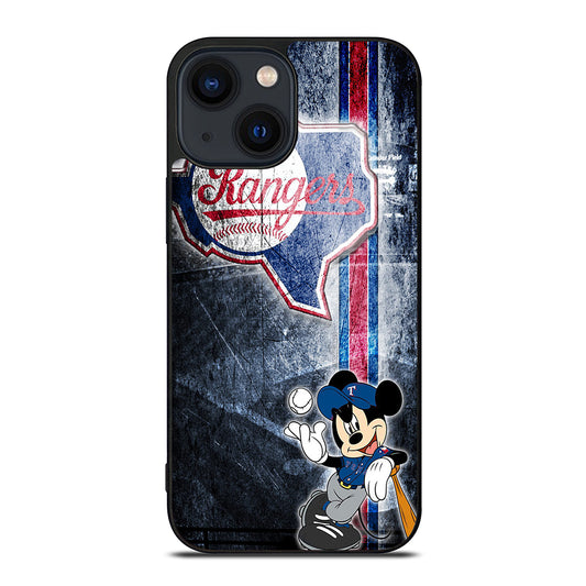 TEXAS RANGERS MICKEY MOUSE iPhone 14 Plus Case Cover