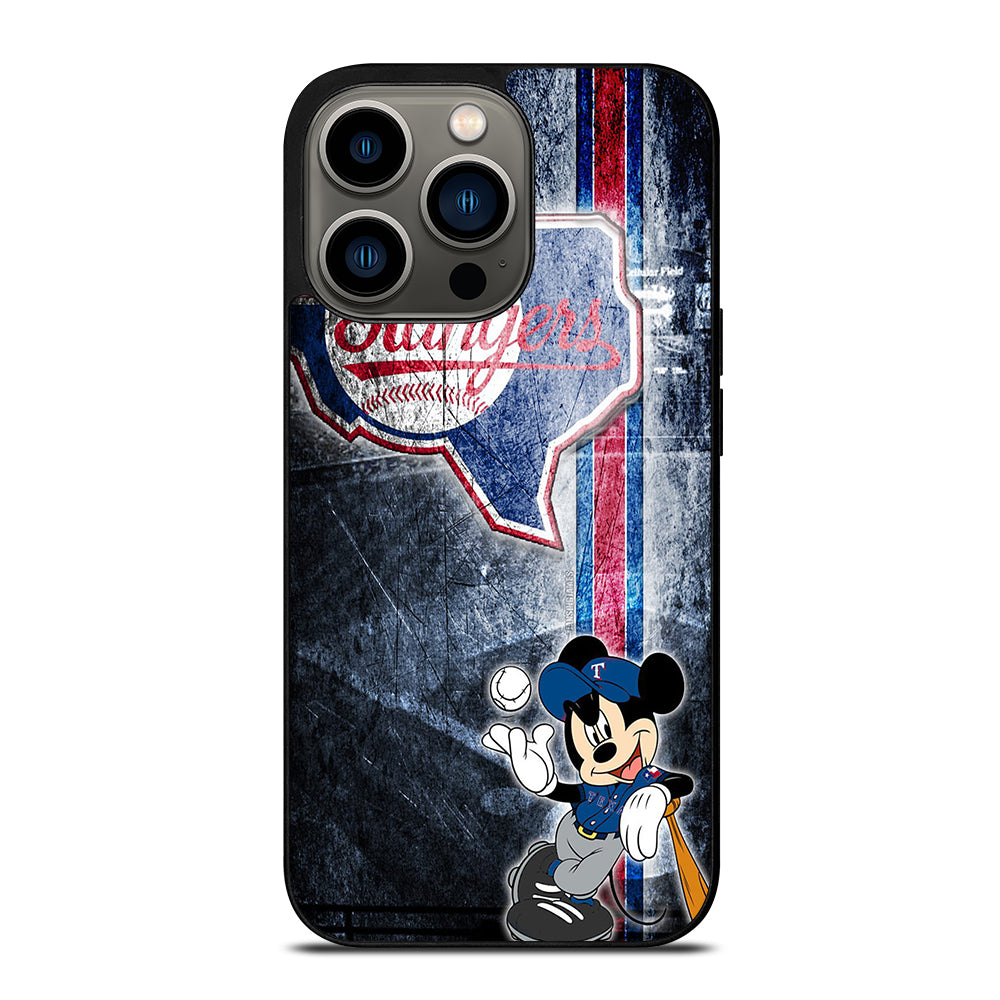 TEXAS RANGERS MICKEY MOUSE iPhone 13 Pro Case Cover