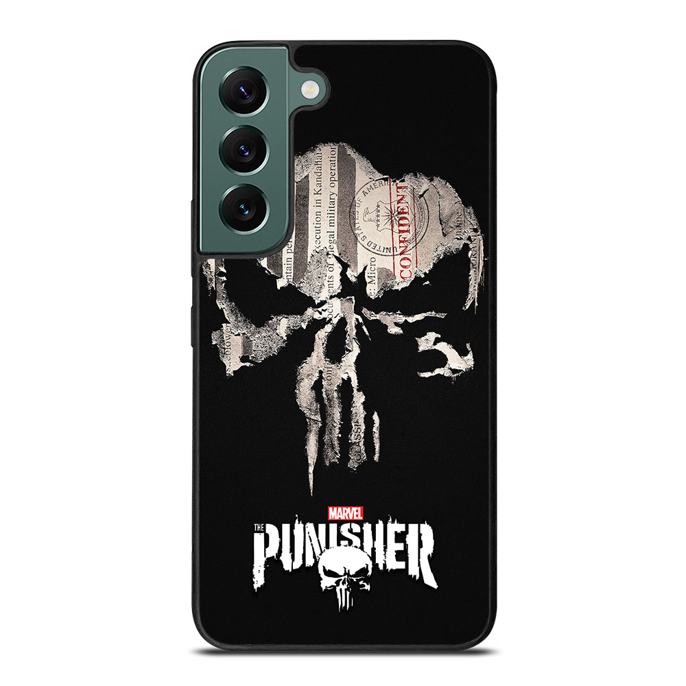 THE PUNISHER MARVEL SKULL LOGO 1 Samsung Galaxy S22 Case Cover