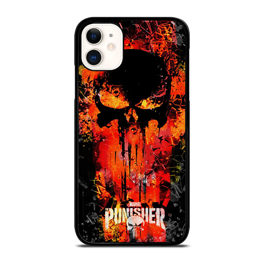 THE PUNISHER MARVEL SKULL LOGO 2 iPhone 11 Case Cover