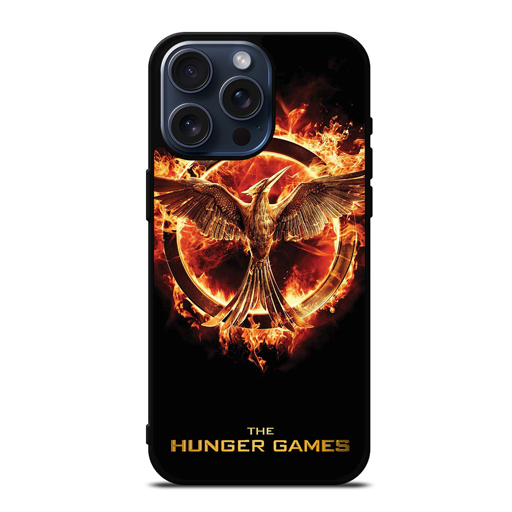 THE HUNGER GAMES BLACK LOGO iPhone 15 Pro Max Case Cover
