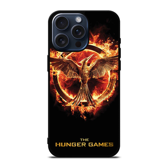 THE HUNGER GAMES BLACK LOGO iPhone 15 Pro Max Case Cover
