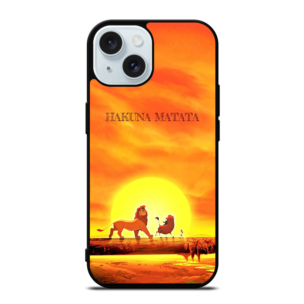 THE LION KING HAKUNA MATATA iPhone 15 Case Cover