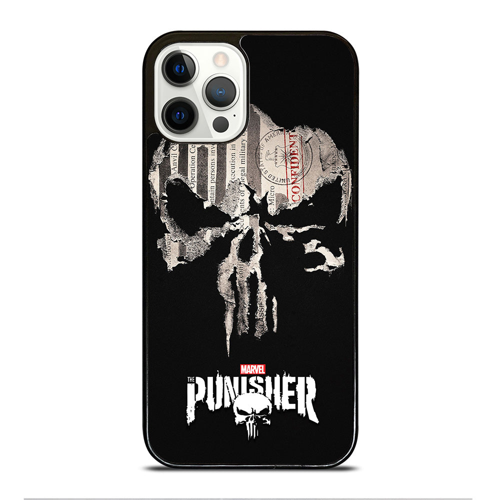 THE PUNISHER MARVEL SKULL LOGO 1 iPhone 12 Pro Case Cover