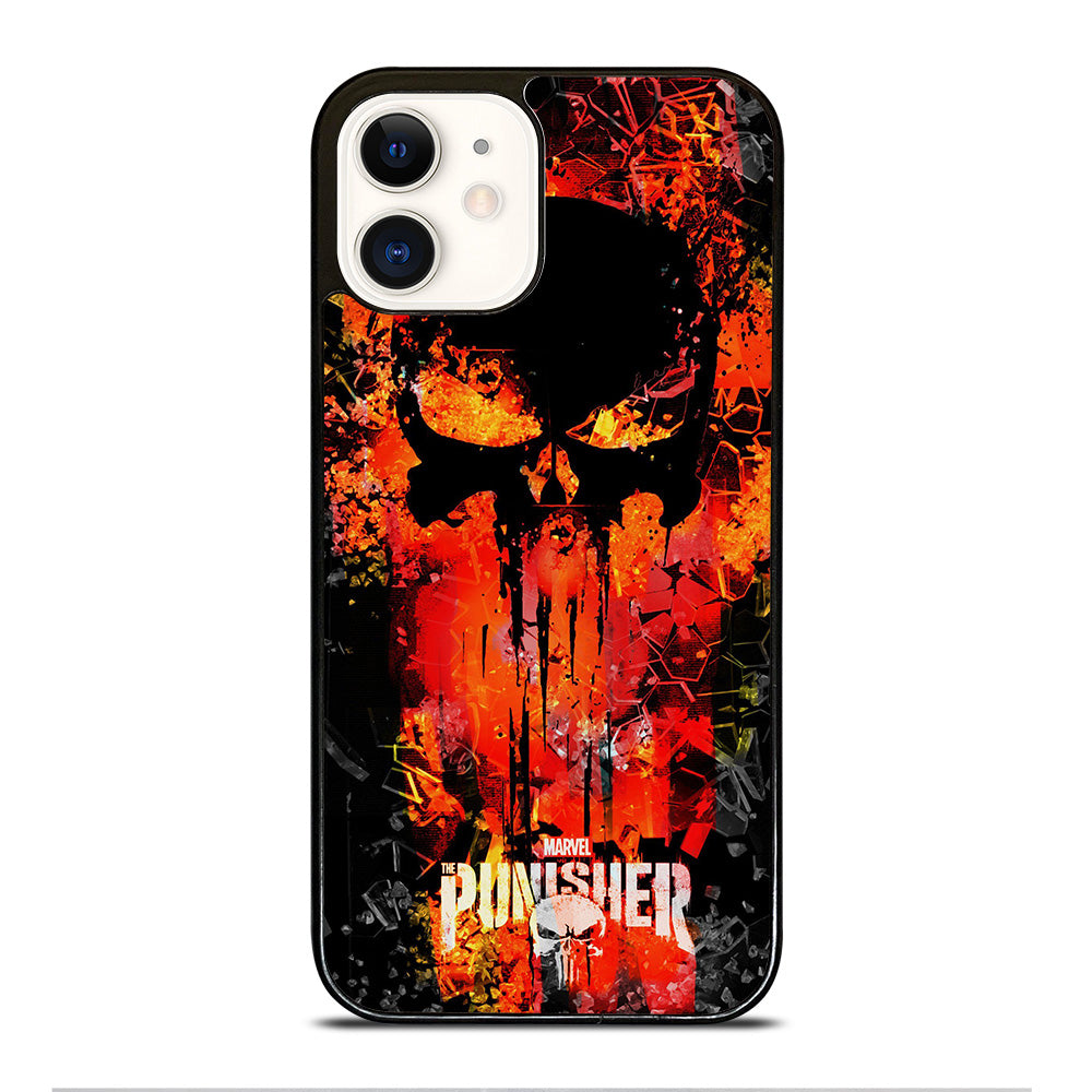 THE PUNISHER MARVEL SKULL LOGO 2 iPhone 12 Case Cover