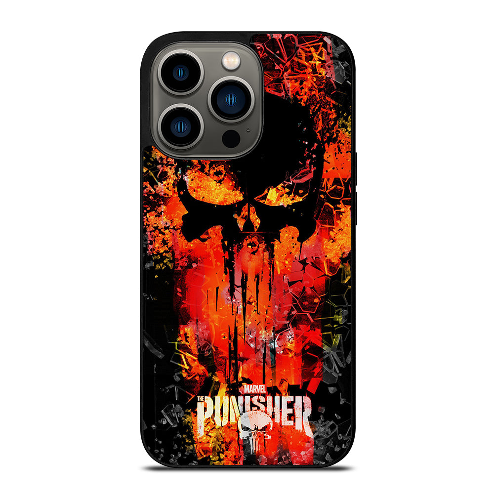 THE PUNISHER MARVEL SKULL LOGO 2 iPhone 13 Pro Case Cover