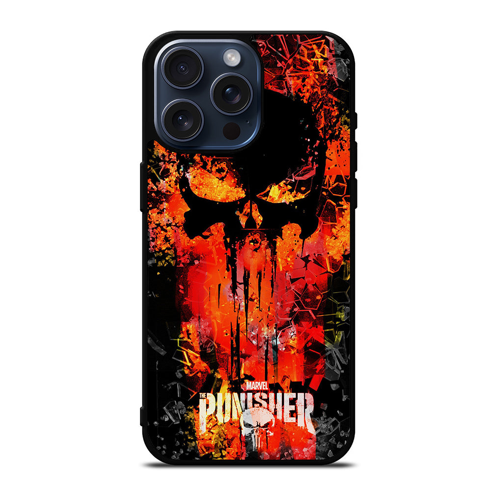 THE PUNISHER MARVEL SKULL LOGO 2 iPhone 15 Pro Max Case Cover