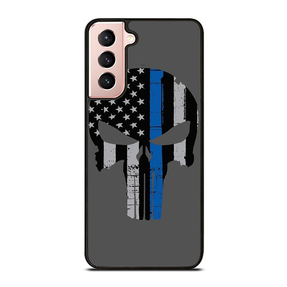 THIN BLUE LINE PUNISHER SKULL 2 Samsung Galaxy S21 Case Cover