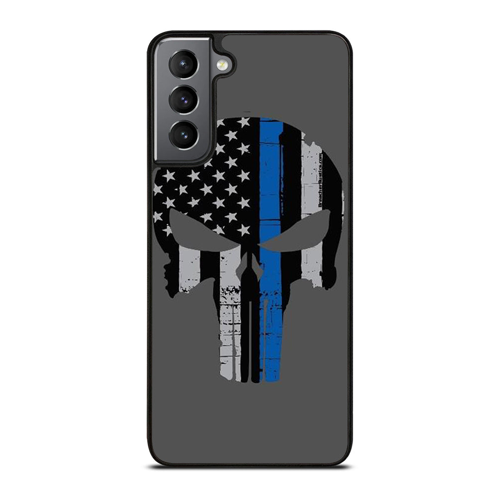 THIN BLUE LINE PUNISHER SKULL 2 Samsung Galaxy S21 Plus Case Cover