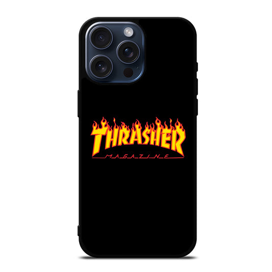 THRASHER MAGAZINE SKATEBOARD LOGO iPhone 15 Pro Max Case Cover