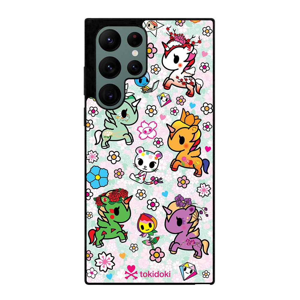 TOKIDOKI UNICORNO PATTERN Samsung Galaxy S22 Ultra Case Cover